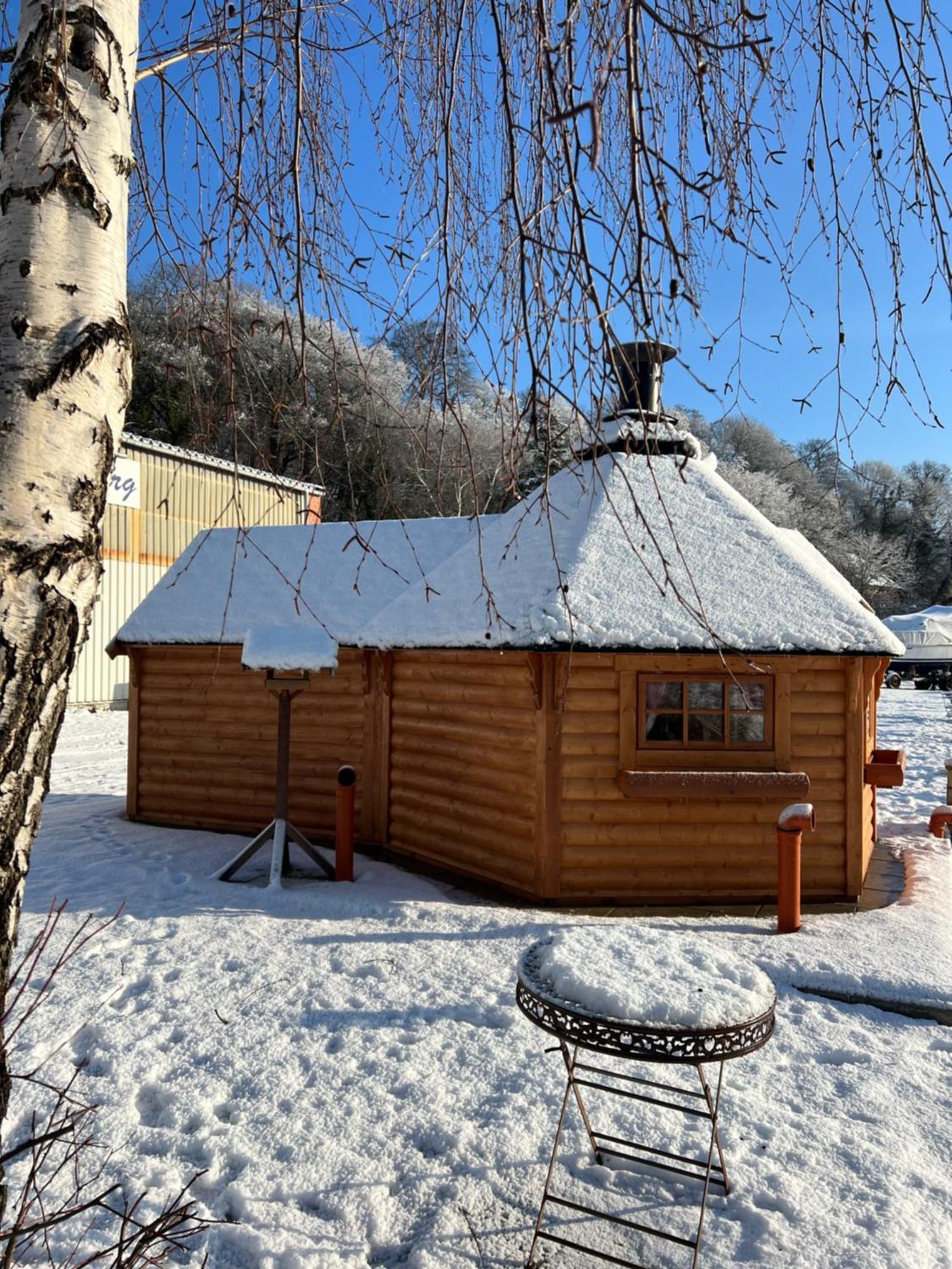Grillkota Holzhuette Hotel Лауенбург Екстериор снимка